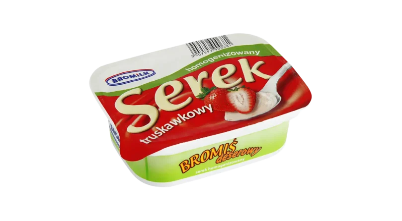 serek homogenizowany truskawkowy 150g bromilk