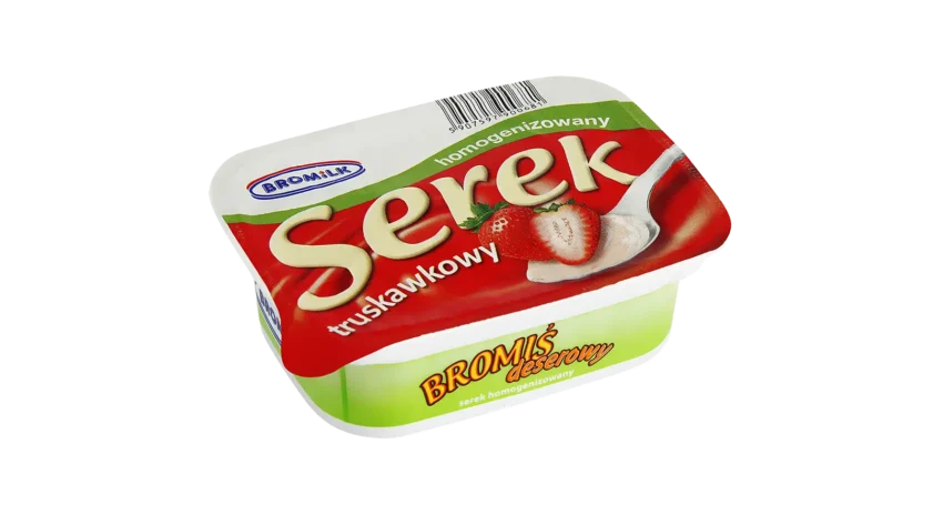serek homogenizowany truskawkowy 150g bromilk