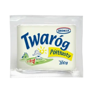 Twaróg półtłusty kostka 200g Bromilk
