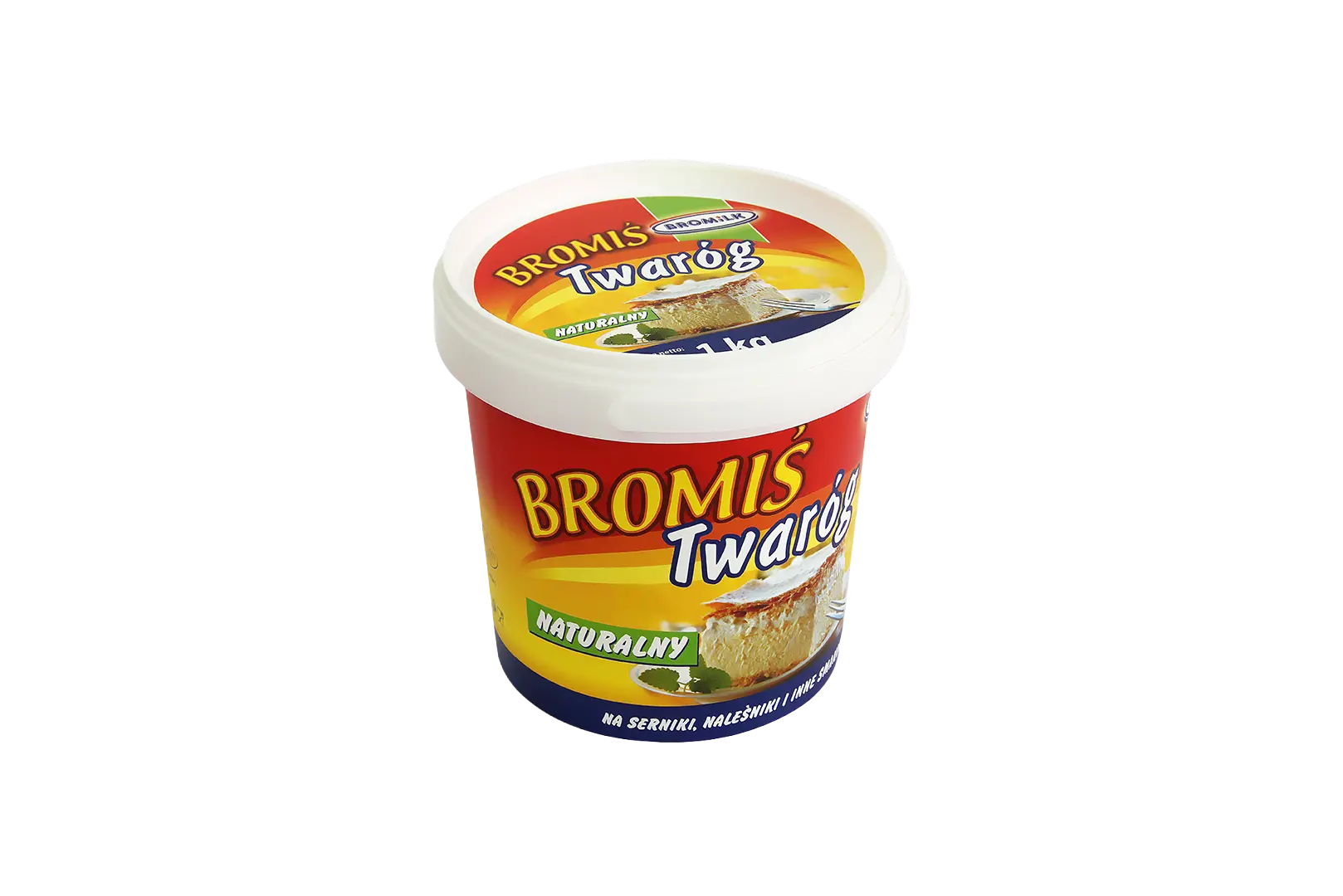 twaróg półtłusty bromilk 1kg wiaderko