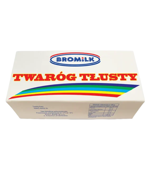 Twaróg tłusty 1 kg Bromilk