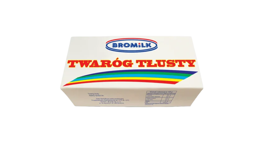 Twaróg tłusty 1 kg Bromilk