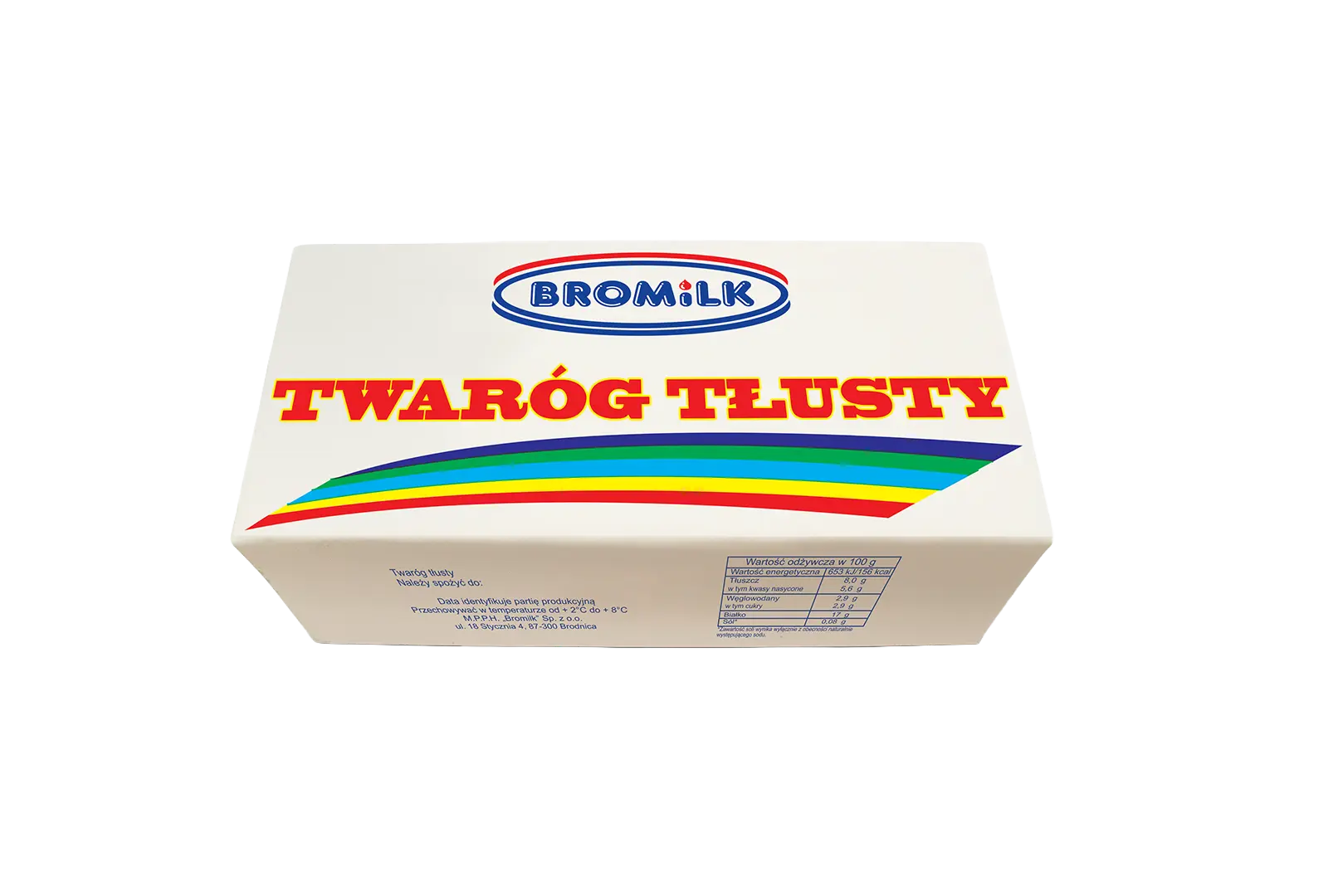 Twaróg tłusty 1 kg Bromilk