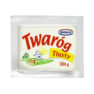 Twaróg tłusty kostka 200g Bromilk