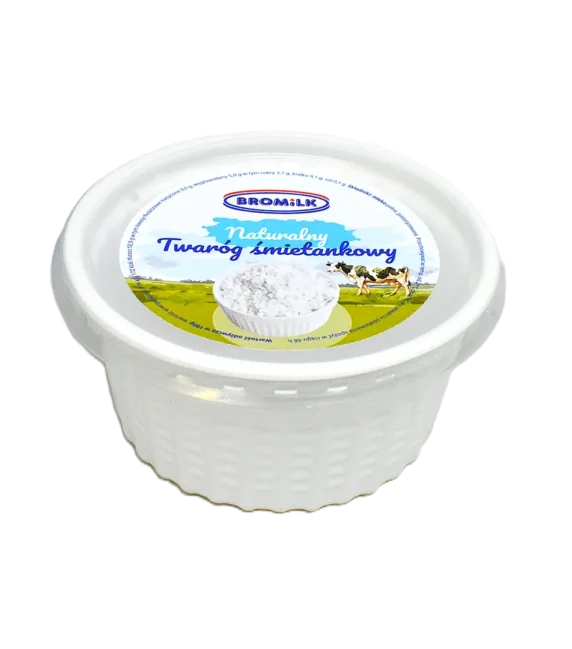 naturalny twaróg śmietankowy 200g Bromilk